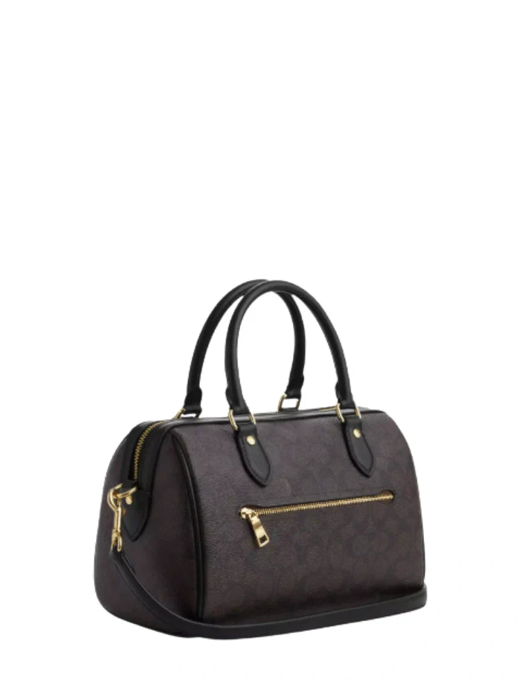 ROWAN SATCHEL BAG IN SIGNATURE CANVAS