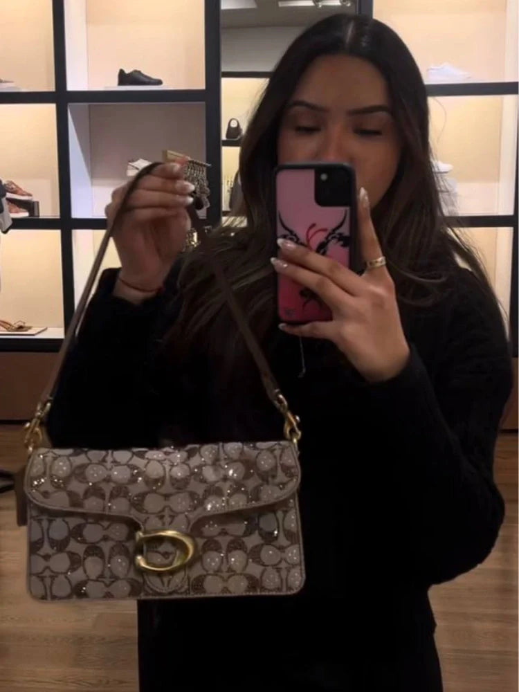 TABBY SHOULDER BAG 26 CRYSTAL