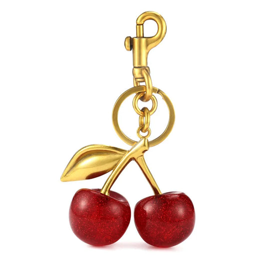 CHERRY BAG CHARM