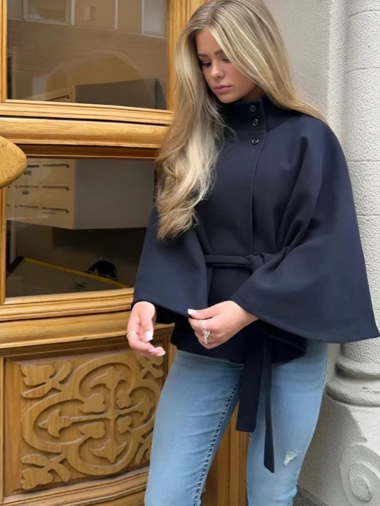 ELEGANT BELTED COAT