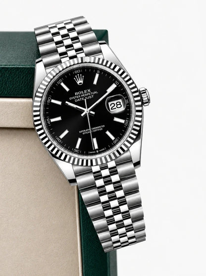 R. Datejust Black