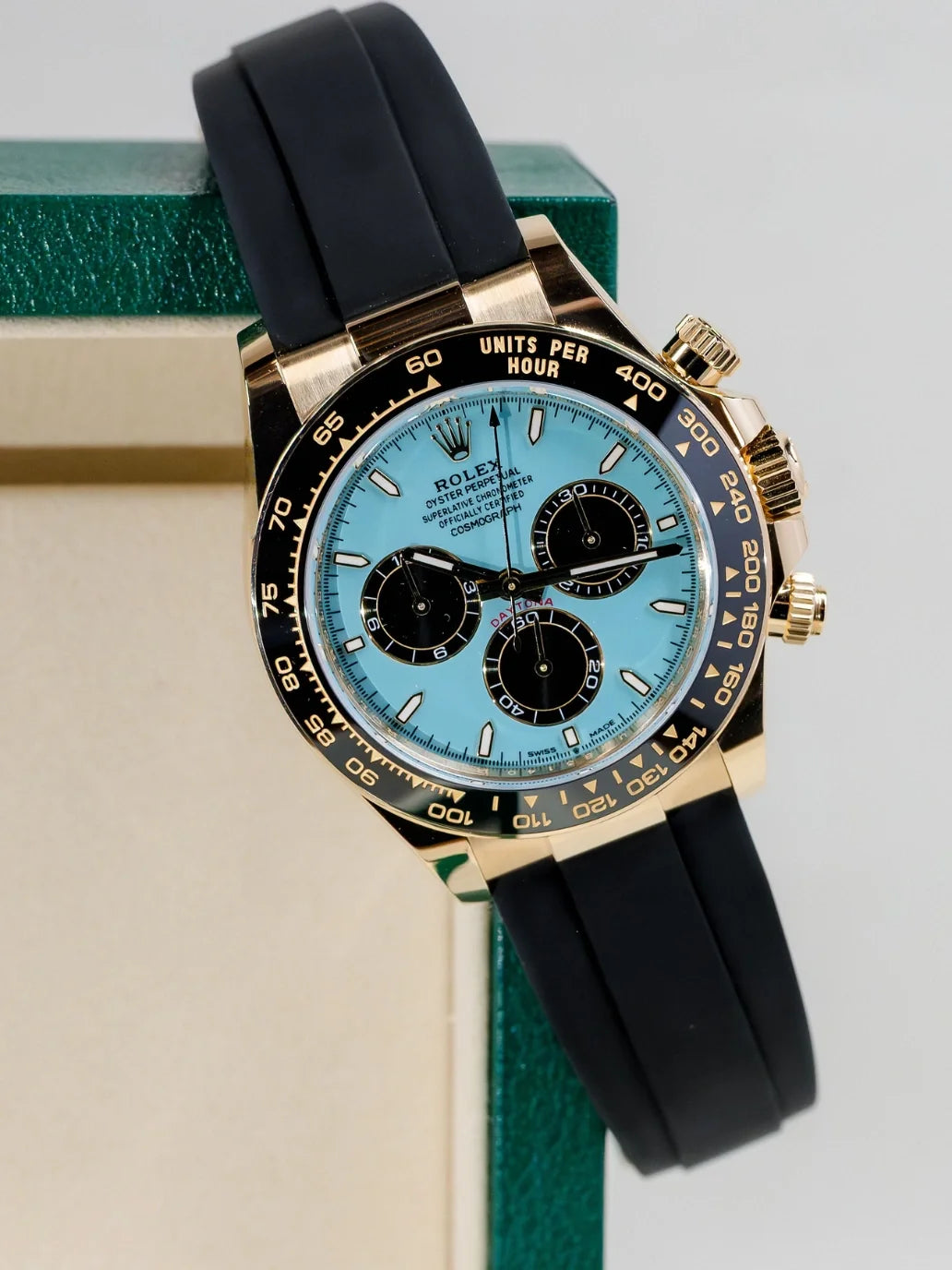 R. Cosmograph Daytona "Alcaraz" Turquoise Blue