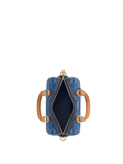 MINI ROWAN SATCHEL BAG IN SIGNATURE CANVAS