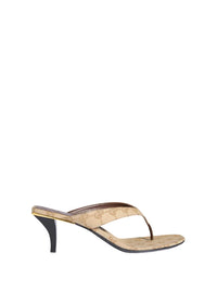 SAND AN DARK BROWN GG CANVAS
